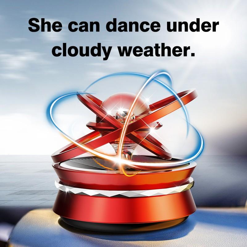 Автомобильный парфюм, аромат, автоматическое вращение, воздушная авто ароматерапия, чистый алюминиевый сплав, солнечная вращающаяся подвеска, планета, автомобильные аксессуары