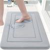 Thickened Flannel Bathroom Absorbent Mat Shower Room Toilet Anti-slip Mat Bathtub Mat Door Mat Home Entrance Mat