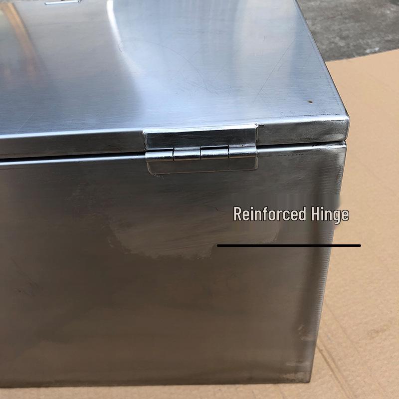 Запираемый ящик для инструментов из нержавеющей стали - Большой органайзер для крепления в автомобиль