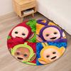 Teletubbies Printed Round Rug Carpet Chair Rug Area Rug Entryway Doormats,for Office Chair Living Room Bedroom Kitchen Room.