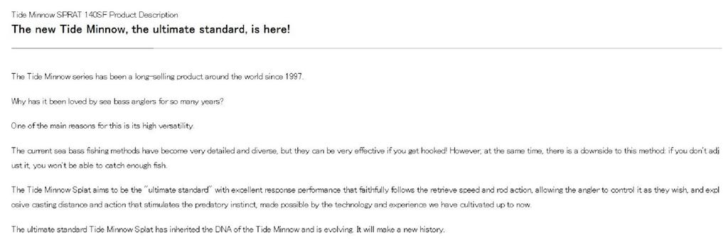 DUO Tide Minnow Sprat 140SF Floating Lure ACC3008 (4734)