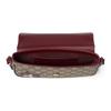 Gucci Double G Logo Cat Detail Coated Fabric Mini Shoulder Bag Women shoulder bag Deep-Red Brown 818764-FAEEP-8574
