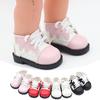 1 Pair Soft Highly Color Matching Doll Shoes 20cm Simulated Mini Shoes Fine Workmanship Doll Shoes