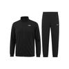 Li Ning Hoodless Cardigan Sweatshirt And Pants Loose Casual Sports Suit Men Sweatshirt, Pants AWEV035-1