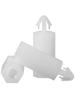 Snap-on Nylon M4 Hex Standoff for PC Board: Aircraft Head Plastic Spacer