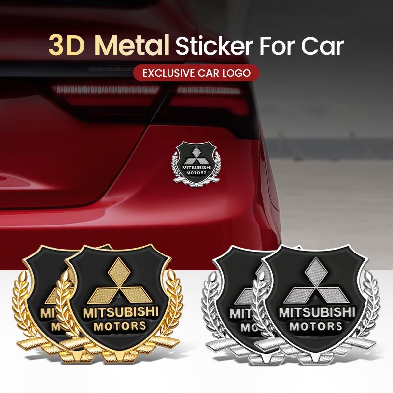 Для Mitsubishi Asx Lancer Pajero L200 Attrage Новое Автомобильное Боковое Украшение-Эмблема 3D Металлическая Наклейка на Автомобиль Пшеничный Колос Мотоциклетная Наклейка