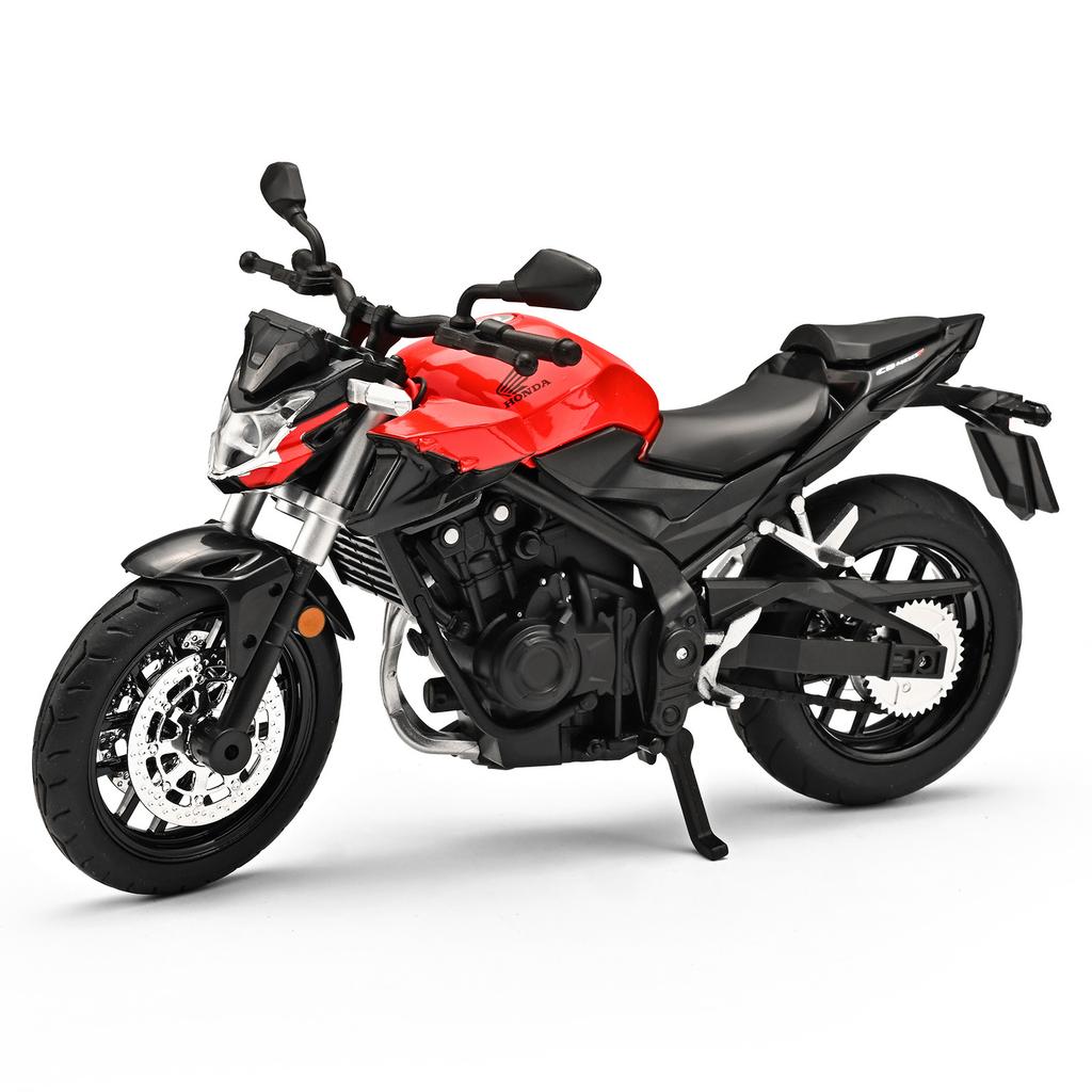 1/12 HONDA CB400F Литой Модель Гоночного Мотоцикла Металлическая Модель Уличного Спортивного Мотоцикла Симуляция Звука и Света Игрушка для Детей Подарок