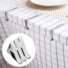 12Pcs Table Holder Steel Fixing Triangle Tablecloth Cover Clips