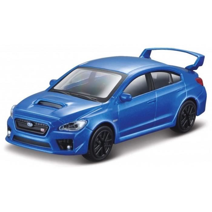 Miniatures montées - Subaru WRX STI Bleu 2017 1/43 Burago