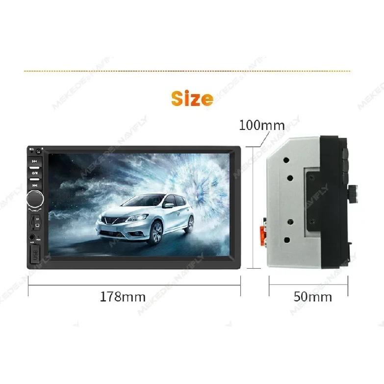 7 Inch HD Touch Screen Car Multimedia Player for Toyota Honda VW Corolla Camry Rav4 Carplay Auto Universal 2 DIN Radio FM Stereo