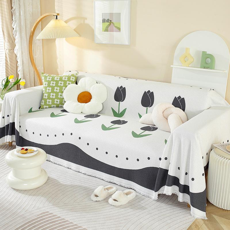 Полотенце для дивана, полное покрытие, простая подушка, полное покрытие, универсальный чехол на все сезоны