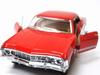 Литая модель Kinsmart 1967 Chevrolet Impala с красным механизмом оттягивания назад,