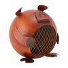 Animal Money Bank Cute Decorative Pig Shape Vintage Metal Coin Bank for Bedroom Living Room