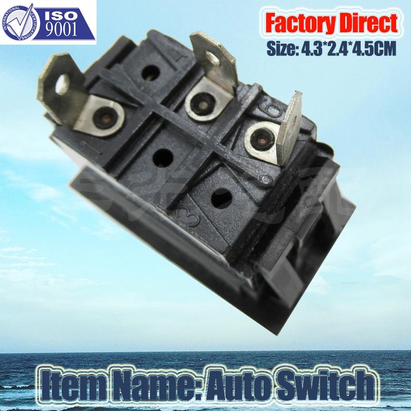 Factory Direct Auto On-Off Rocker Switch Auto Car Push-Pull Switch Button Switch Yellow Color Light
