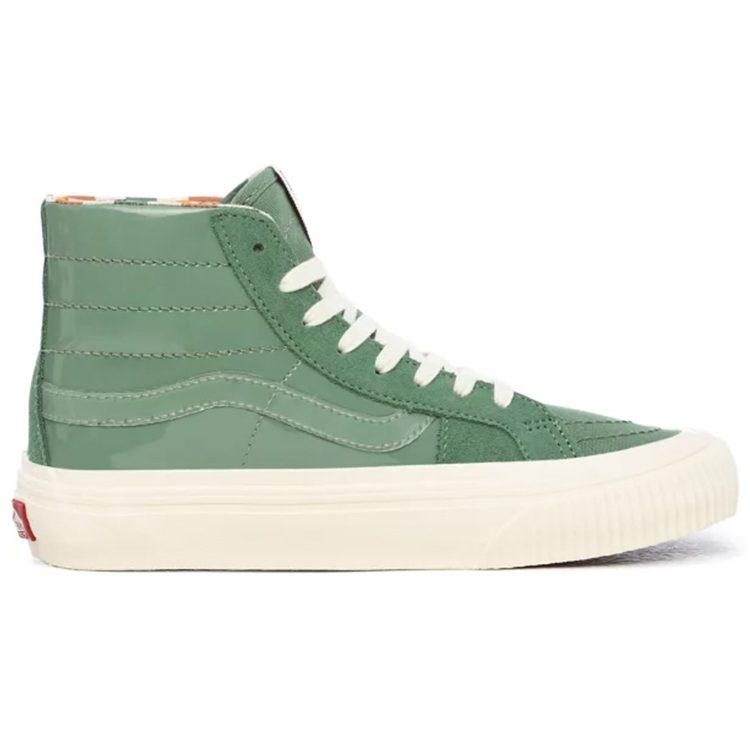 Sk8 Карина Розунко x Sk8 Vans-Hi Decon Sf 'Patent Hedge Green' Женские VN0A4UWN22X