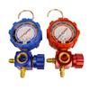 2025 Air Condition Gauge For R410A R22 R134a R404A Refrigerants Manifold Gauge Manometer Valve 800psi/500psi with Visual Mirror