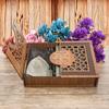 Quran, Prayer Rug, Skullcap, Tasbih and Essence Islamic Gift Set In Personalized Wooden Box | Islamic Gift Box | Islamic Home Gifts