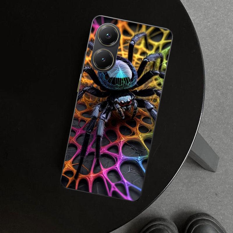 Чехол для телефона с изображением паука Черная вдова для Xiaomi Poco X6 X5 X7 Pro F7 Ultra Redmi 15C 15 13C 13 12C 12 10C 10 10A 9C 9A 9T