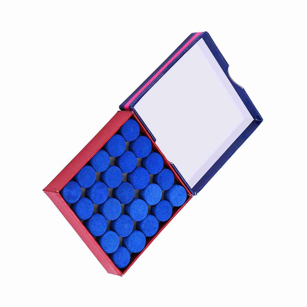 Лот из 50 шт. Синий клей на однослойных бильярдных бильярдных кий-наклейках 13 мм