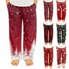 Children's Soft Comfortable Pyjama Bottoms Casual  Christmas Print Home Pants