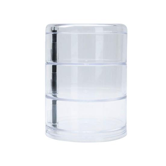 Вращающаяся шкатулка для драгоценностей, прочная, с полным охватом, удобная, полезная коробка для хранения для гостиной