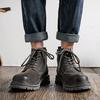 Ретро мужские ботинки кроссовки уличные модные высокие нескользящие носки обувь повседневные кожаные уличные ботинки ковбойские сапоги