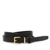 Athe Vanessabruno Bag Black Square Buckle Leather Belt AABE5F026BK