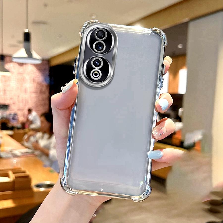 Shookproof Lens Case For Honor 70 90 200 Pro 400 Lite X7b X7 X9a X9b X7c X5b X6b X6a X8c X7a X8b X8a X9c Plating Silicone Cover