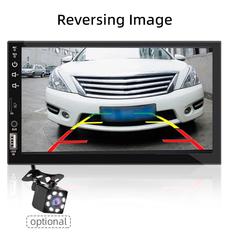 Car Radio 1 Din Carplay Android Auto Multimedia Player HD 7‘’ Touch Screen FM AUX Input Bluetooth MirrorLink Universal Autoradio