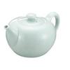 Kanda KD Teapot, White Porcelain, 360cc, Chinese Tea, White-Green, 468119