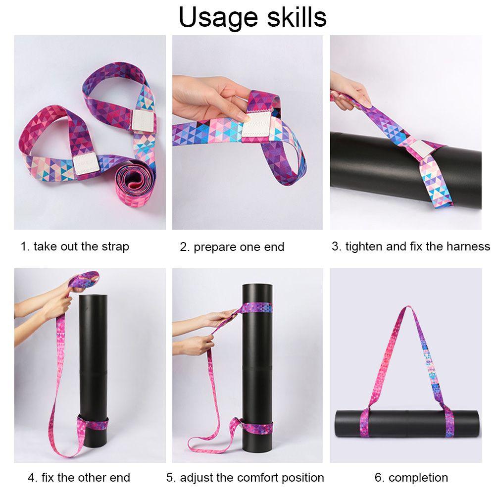 Sports Accessories Adjustable Yoga Belt Yoga Mat Strap Belts Carry Straps Sport Sling Shoulder