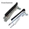 Motorcycle Front Foot Pegs Footrests Black Pedals For Honda CB250 CBR600F CB600F NC700 Hornet 250 600 Aluminum Rubber