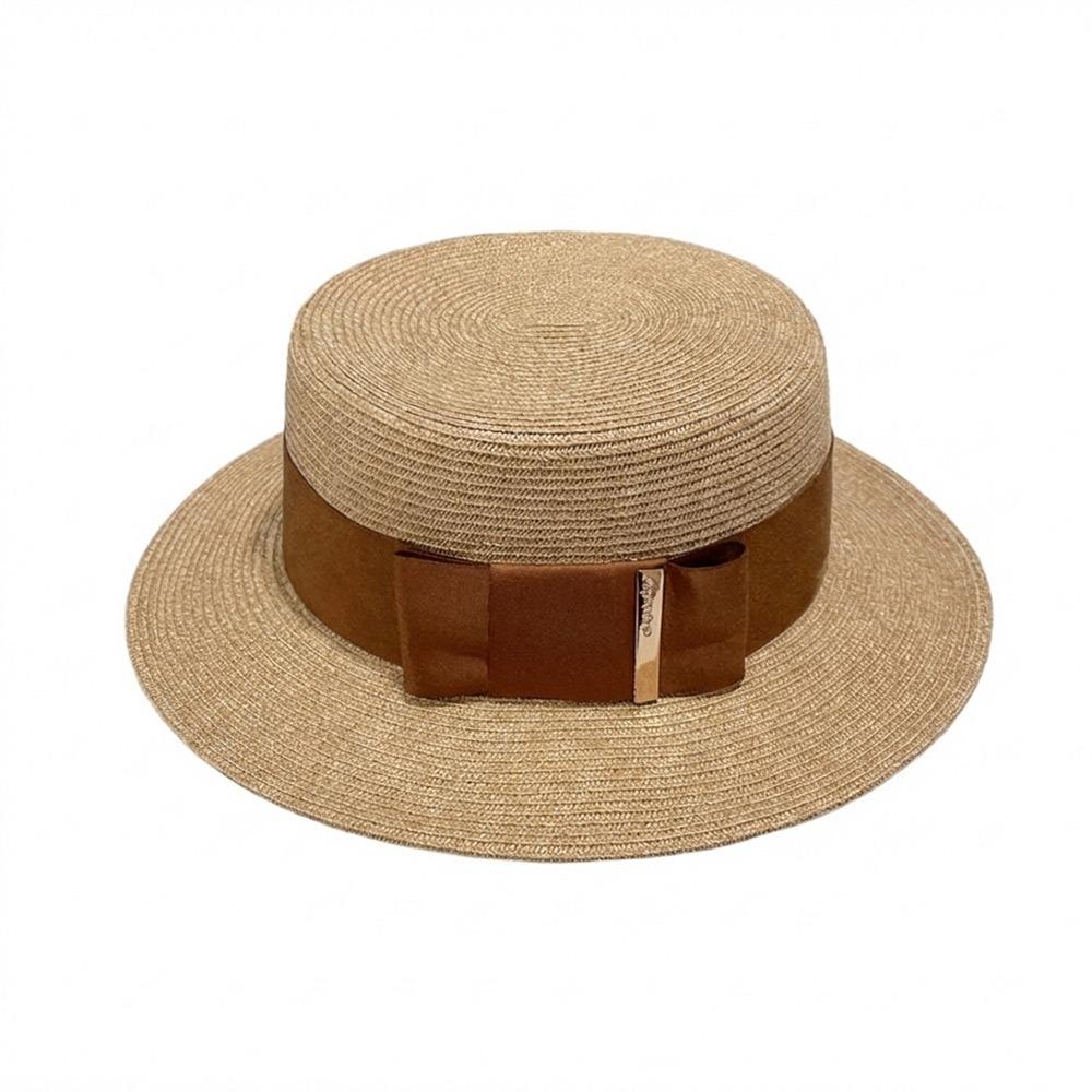 British Style Satin Bow Ladies Sun Hat Wide Brim Elegant Sun Protection Hat Sun Protection Visor Cap Outdoor Activities
