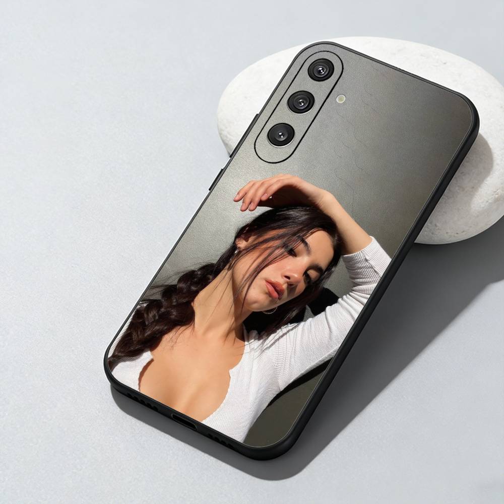 TK-CD C-Charli D-Amelio Aesthetic Phone Case For Samsung Galaxy A73,A72,A71,A70,A52,A51 Others Soft Black Cover