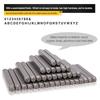 Metal Letter Punch Set 36PCS 1.5/2/3/4/5/6/8/10mm Steel Stamp Number & Letter for Imprinting Metal Stamping Plastic Wood Leather