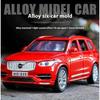 1/32 масштаб Volvo XC90 внедорожник литой литой модели автомобильных аксессуаров звук и свет детская игрушка подарок на день рождения коллекция