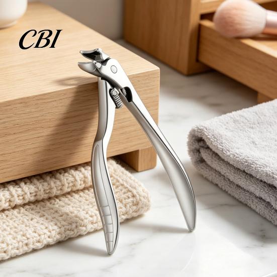 Thick Nail Clipper Stainless Steel Clipper, Large Opening Toenail Fingernail Cutter, Men Anti-Splash Heavy Duty Manicure Trimmer for Women Clippers