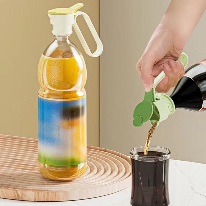 1 шт. Крышка для бутылки с водой Холодногерметичная крышка для чайника с напитками Дефлектор для бутылки Дефлектор для бутылки с ручкой Портативные крышки для бутылок с напитками и маслом