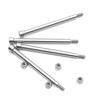 4Pcs 4x60mm Stainless Steel Threaded Hinge Pins A-Arm with Nuts Set for Remote Control Car Replacement Accessories Set