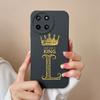 Для OPPO Realme V20 V23 V25 V30 X2 X7 XT Q5 Pro U1 V13 V15 чехол для телефона модный чехол с буквами Короны жидкий мягкий силиконовый матовый противоударный чехол-бампер