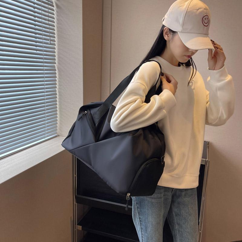 Спортивная сумка для йоги, женская спортивная сумка, отдельная сумка для сухого и влажного хранения, тренировочная сумка, большая вместительная дорожная сумка через плечо