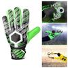Adult Children Professional Football Soccer Goalkeeper Goalie Thicken PU Gloves ProtectorGreen 6#