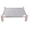 Wooden Frame Camp Bed Portable Cooling Bed Lazy Mat Pet Hammock  For Small Pets