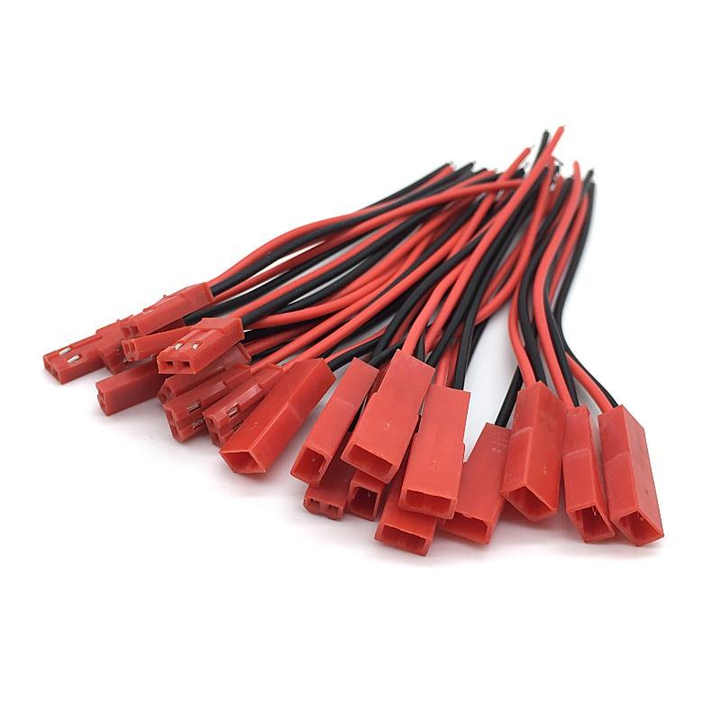 40 шт./20 шт. штекерный и гнездовой разъем JST, кабель DIY, 2-контактные разъемы, клеммы