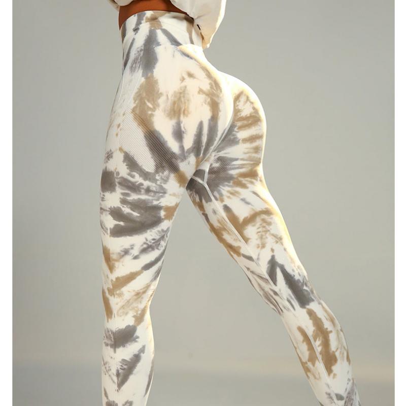 Модные бесшовные брюки для йоги для женщин с высокой талией, эластичные спортивные леггинсы с эффектом пуш-ап, облегающие повседневные леггинсы для фитнеса, 24417