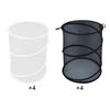 4x Mesh Plant Covers Plant Guards Net 20"H x 13"D Lightweight with Stakes for Raised Bed Multipurpose Protector Mini Greenhouse
