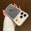 Роскошный чехол с узором из углеродного волокна для iPhone 17 Air 12 13 16 Pro Max 15 14 Plus 16E 17E Для держателя Magsafe Магнитная крышка