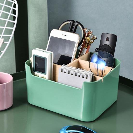 Storage Box Large Capacity Living Room Non-slip Remote Control Board Storage Box Reliable Storage Smooth Surface