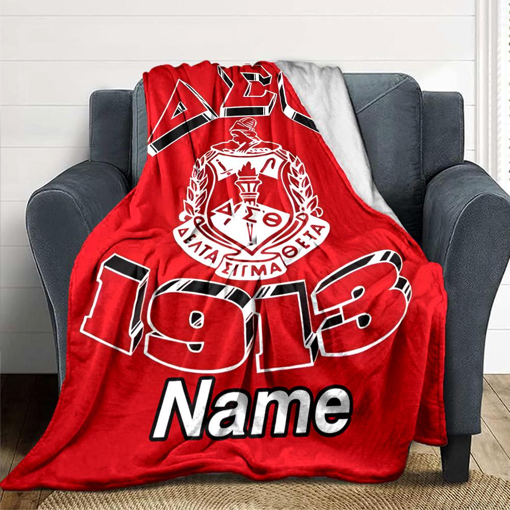 Custom Name Geelong Cats Crest Party Blanket For Couch Bed Plush Cozy Fuzzy Blanket Super Soft Warm Blankets For Fall And Winter 0916222