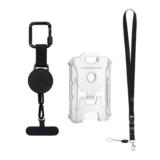 Брелок-застежка для мобильного телефона с шнуром 60 см, держатель для ID-карты, выдвижной зажим, антикражный ремень безопасности, крепление для путешествий, походов